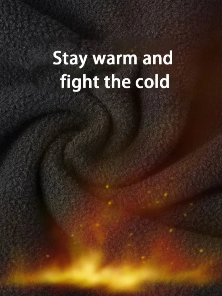 Winter Gloves For Men Waterproof Windproof Cold Gloves Snowboard Motorcycle Riding Driving Warm Touchscreen Zipper Glove