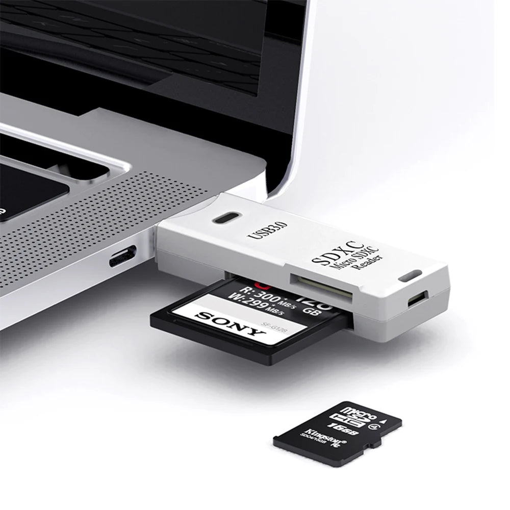 2 In 1 High Speed USB 3.0 2.0 Micro SD TF Card Reader Adapter Data
