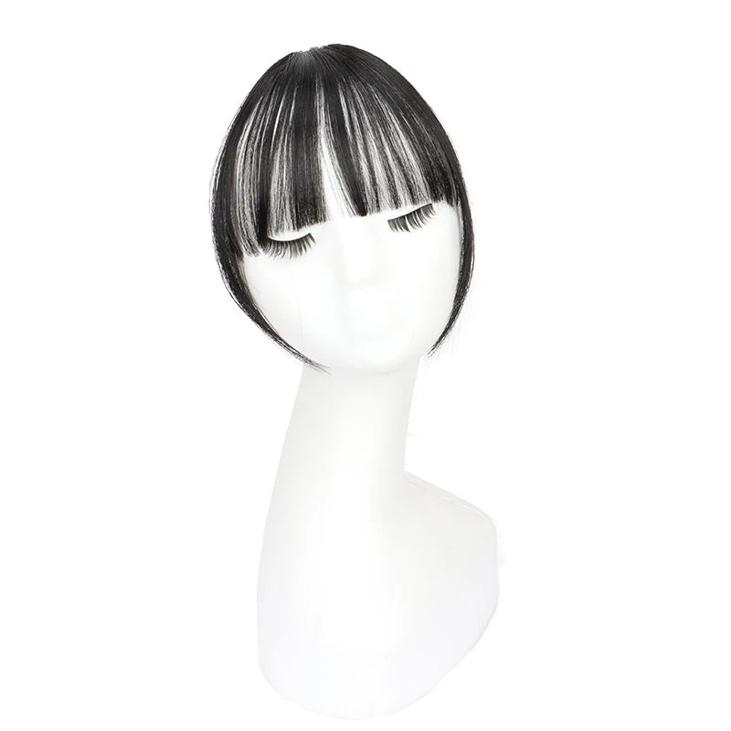 Synthetic Fake Invisible Air Bangs Hair Extension