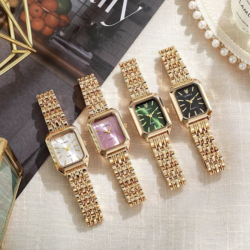 2025 Hot Brand Stainless Steel Strap Watch Women Luxury