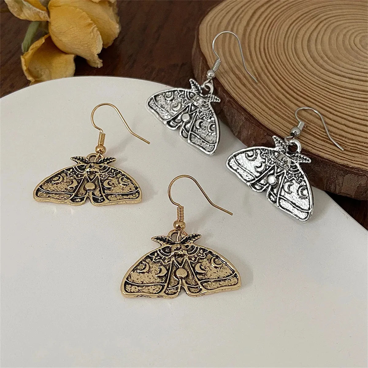 Pharaohs ladybug earrings