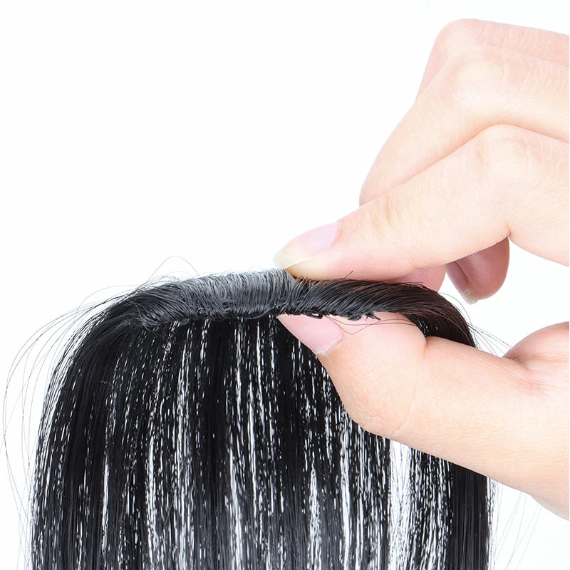 Synthetic Fake Invisible Air Bangs Hair Extension