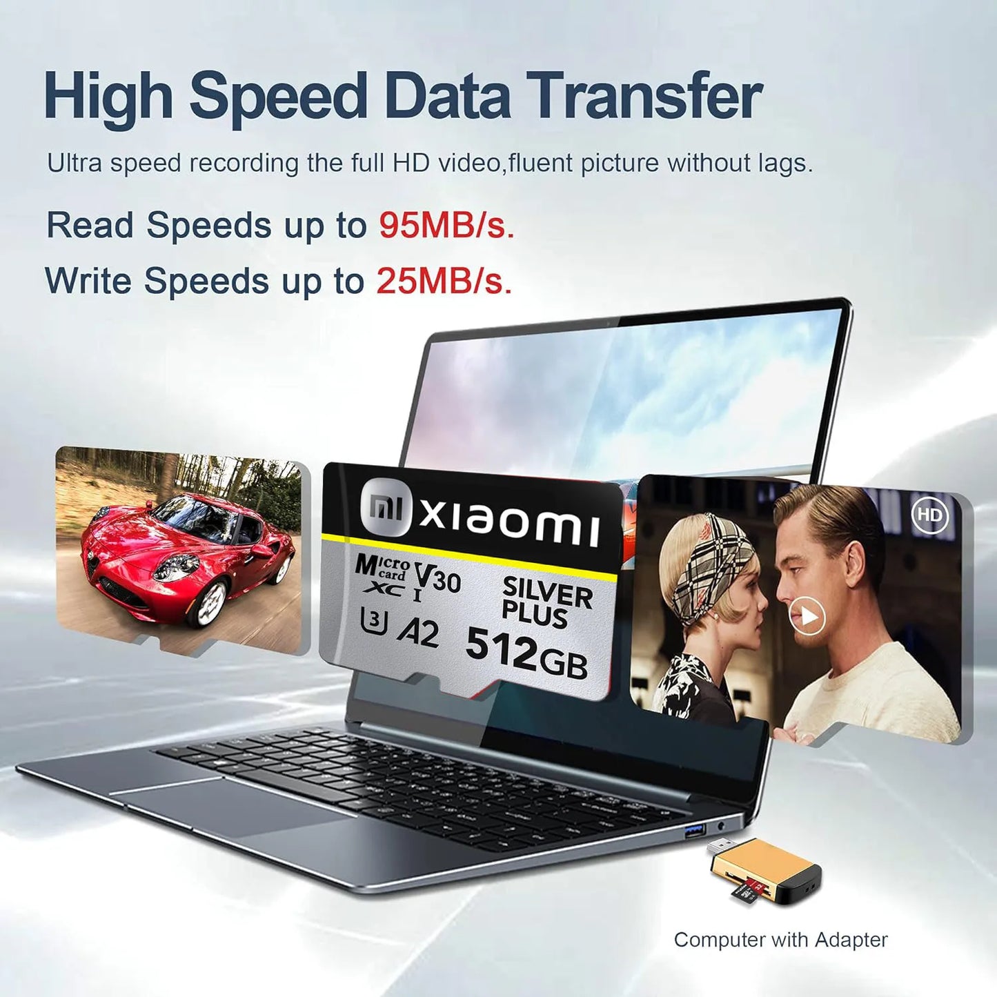 Xiaomi SD Memory Card 1TB 512GB Ultra Micro SD Card 128GB 256GB U3 V30 4K Full HD TF Memory Flash Card For Phone Computer