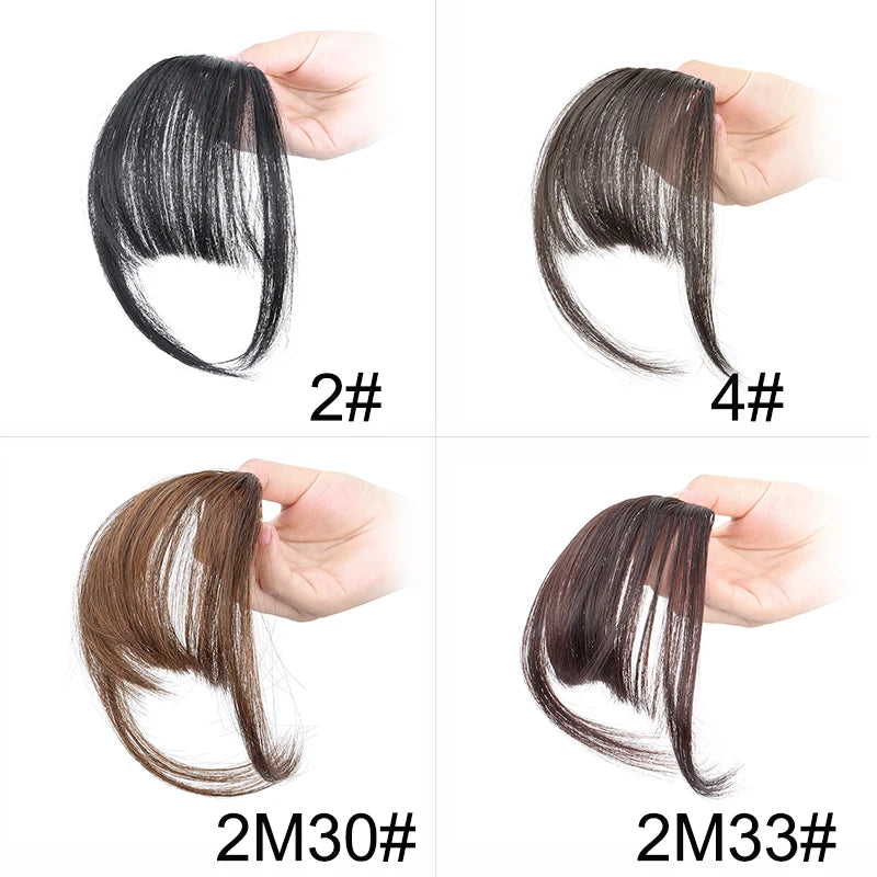 Synthetic Fake Invisible Air Bangs Hair Extension