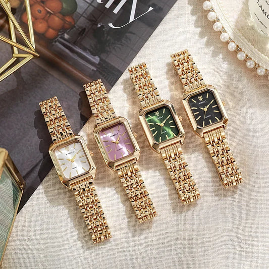 2025 Hot Brand Stainless Steel Strap Watch Women Luxury
