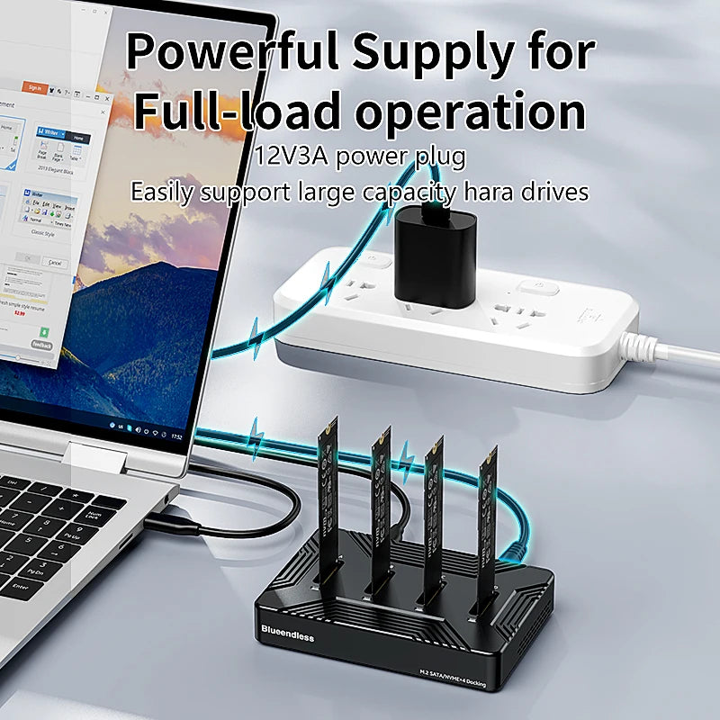 Blueendless 4 bay m2 SSD docking station