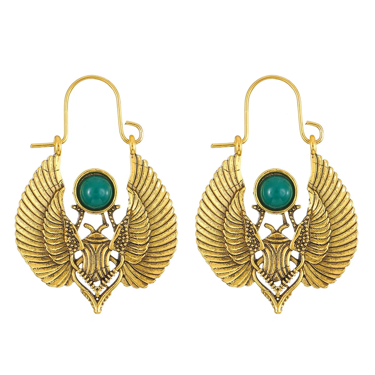 Pharaohs ladybug earrings